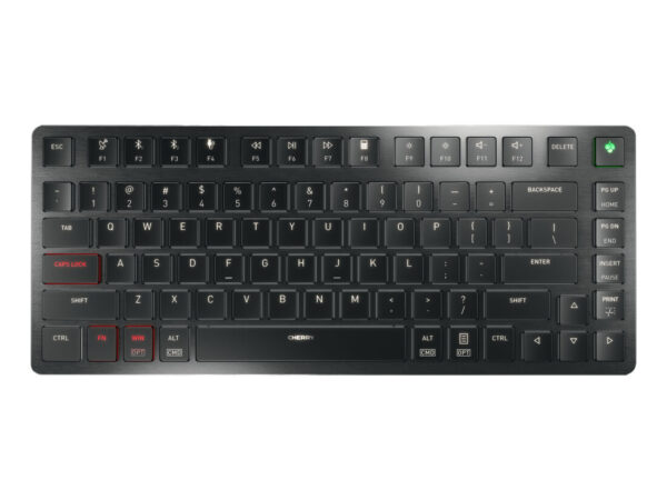 CHERRY KW X ULP 2.0 MINI tastiera Casa/ufficio USB + RF Wireless + Bluetooth QWERTY Inglese US Nero