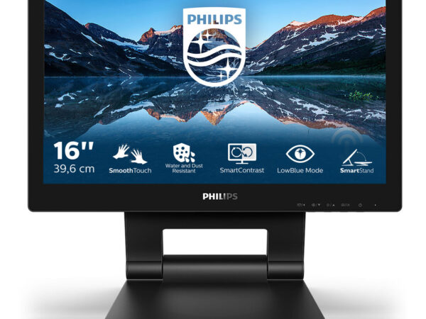 Philips 162B9T/00 Monitor PC 39,6 cm (15.6") 1366 x 768 Pixel HD LCD Touch screen Nero