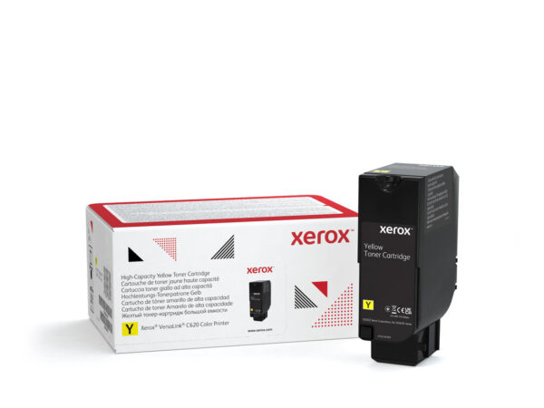 Xerox Cartuccia toner Giallo a Alta capacità da 12000 Pagine per Stampante a colori  VersaLink C620 (006R04627)