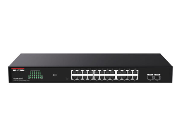 IP-COM Networks G2226F switch di rete Gestito Gigabit Ethernet (10/100/1000) Nero
