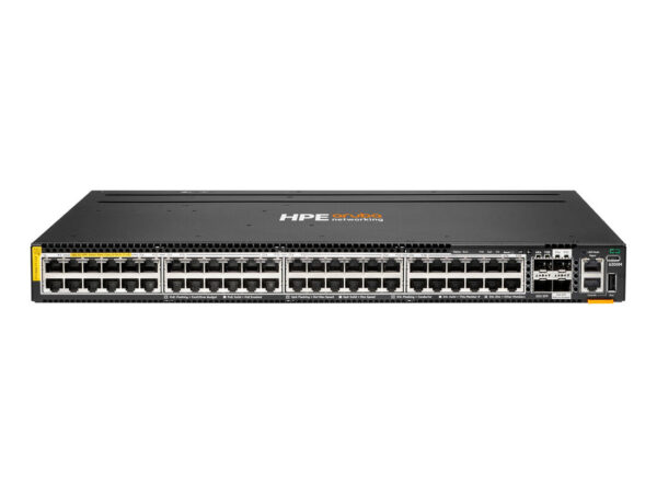 HPE Aruba Networking Switch 2p 50G e 2p 25G CX 6300M 48p Smart Rate 1G/2,5G/5G PoE Class8