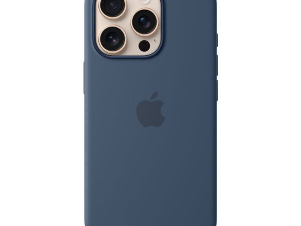 Apple Custodia MagSafe in silicone per iPhone 16 Pro - Denim
