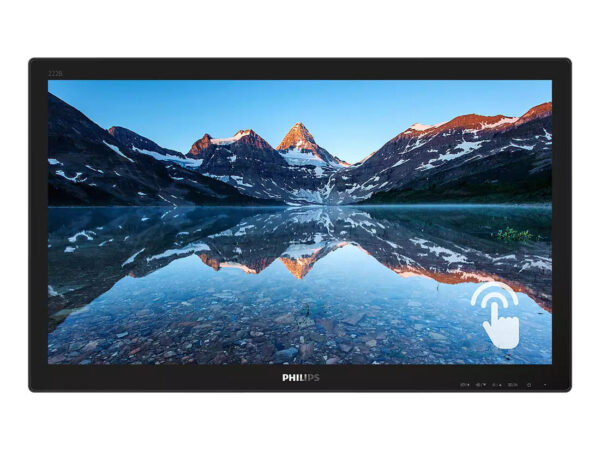 Philips 222B9TN/00 Monitor PC 54,6 cm (21.5") 1920 x 1080 Pixel Full HD LCD Touch screen Da tavolo Nero
