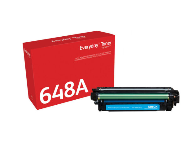 Everyday Toner  di Xerox Ciano compatibile con HP 648A (CE261A), Capacità standard