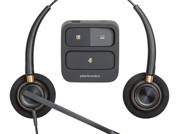 Poly Cuffie EncorePro 520 binaurali + Quick Disconnect