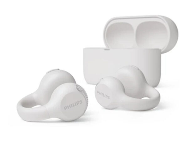 Philips 2000 series TAQ2000WT Auricolare True Wireless Stereo (TWS) clip auricolare, A orecchio aperto Musica e Chiamate Bluetooth Bianco
