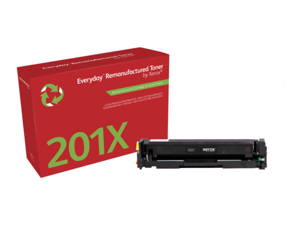 Toner rigenerato Everyday di Xerox Nero compatibile con HP 201X (CF400X), Alta capacità