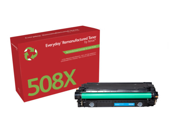 Toner rigenerato Everyday di Xerox Ciano compatibile con HP 508X (CF361X), High capacity