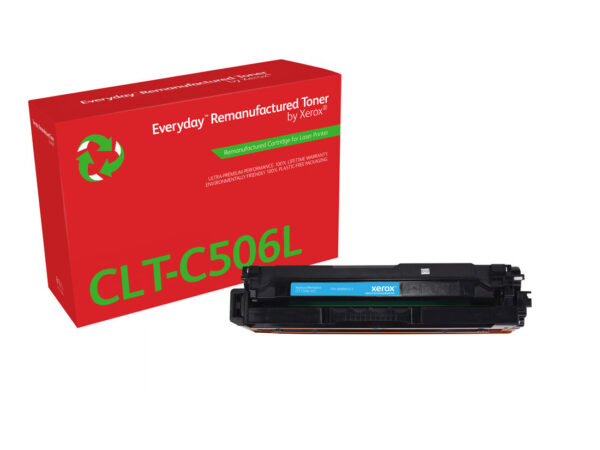 Everyday Toner rigenerato  di Xerox Ciano compatibile con Samsung CLT-C506L, Alta capacità