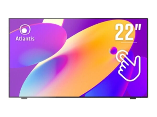 Atlantis Land A05-T22A-VHDM Monitor PC 54,5 cm (21.4") 1920 x 1080 Pixel Full HD LED Touch screen Nero