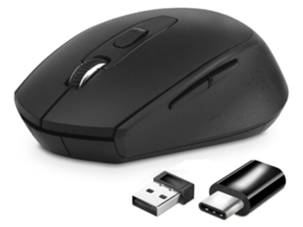 Atlantis Land Wireless Office 7030G mouse Ufficio Mano destra RF Wireless + USB Type-C Ottico 1600 DPI