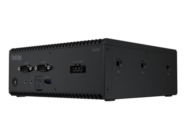 Lenovo ThinkEdge SE50 Intel Core i7 i7-8665UE 16 GB DDR4-SDRAM 512 GB SSD Windows 10 IoT Enterprise Mini PC Nero