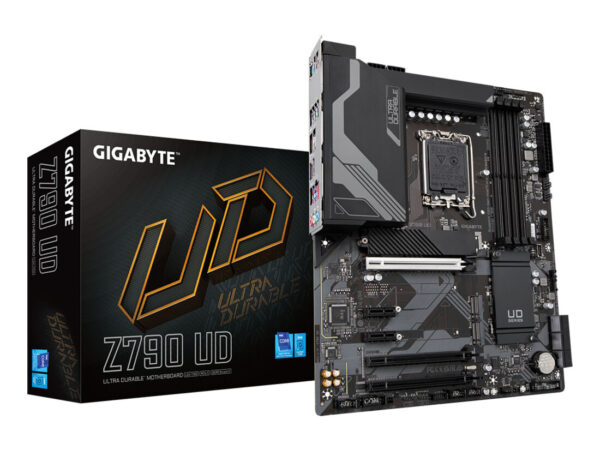 GIGABYTE Z790 UD Scheda madre - Supporta processori Intel Core 14th CPUs, 16+1+１ Phases Digital VRM, up to 7600MHz DDR5 (OC), 3xPCIe 4.0 M.2, 2.5GbE LAN , USB 3.2 Gen 2x2