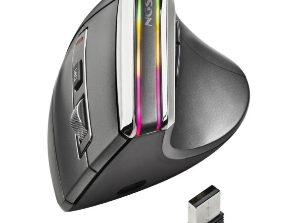 NGS EVO KARMA mouse Ufficio Mano destra RF senza fili + Bluetooth Ottico 3200 DPI
