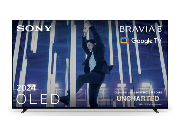 Sony BRAVIA 8 OLED 65 Pollici 4K HDR Google Smart TV (2024) | Gaming Menu per PlayStation 5, IMAX Enhanced, Dolby Vision Atmos, Chromecast, AirPlay, 120Hz 65XR83
