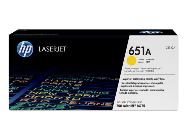 HP Cartuccia Toner originale giallo LaserJet 651A