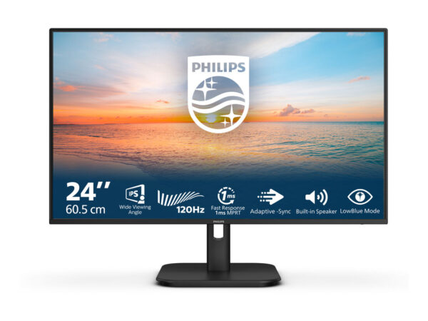 Philips Serie 1000 24E1N1200A/00 LED display 60,5 cm (23.8") 1920 x 1080 Pixel Full HD LCD Nero