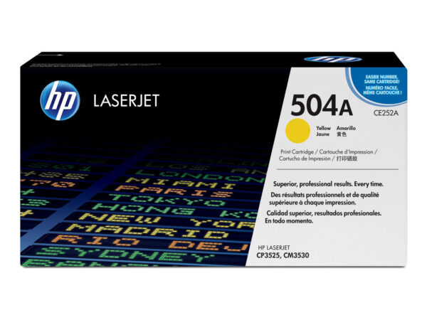 HP Cartuccia Toner originale giallo LaserJet 504A