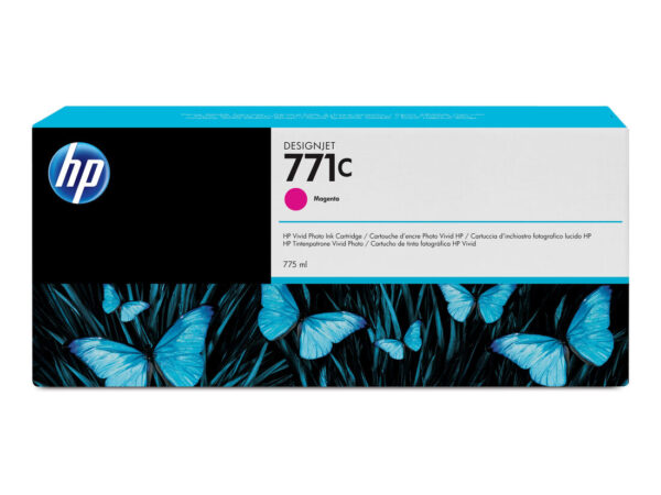 HP Cartuccia inchiostro magenta DesignJet 771C, 775 ml