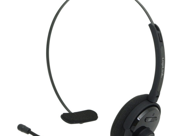 LogiLink BT0027 cuffia e auricolare Wireless A Padiglione Ufficio Bluetooth Nero
