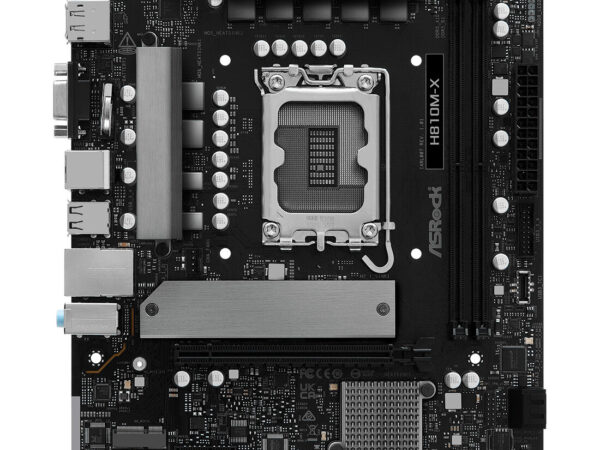 Asrock H810M-X Intel H810 LGA 1851 (Socket V1) micro ATX