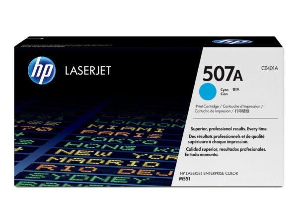 HP Cartuccia Toner originale ciano LaserJet 507A