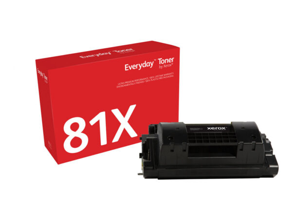 Everyday Toner  di Xerox Nero compatibile con HP 81X (CF281X), Alta capacità