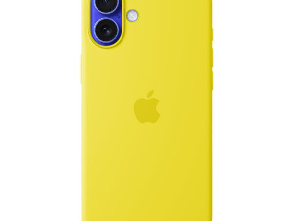 Apple Custodia MagSafe in silicone per iPhone 16 Plus - Giallo carambola