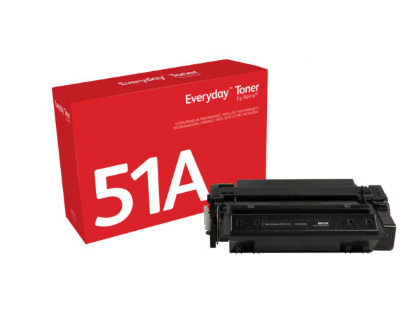 Everyday Toner  di Xerox Nero compatibile con HP 51A (Q7551A), Capacità standard