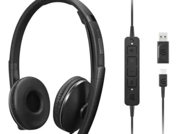 Lenovo 4XD1M45627 cuffia e auricolare Cablato A Padiglione USB tipo-C Nero