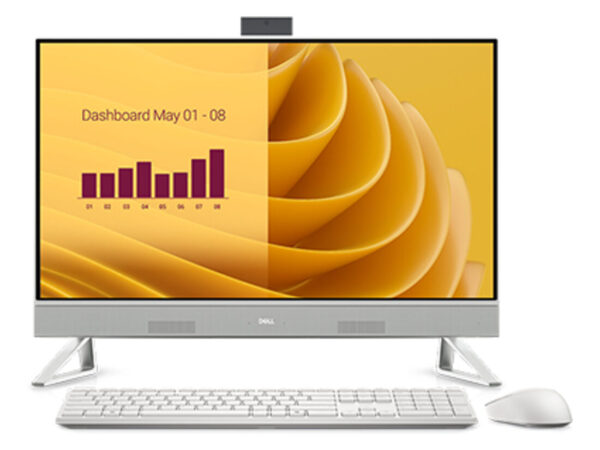 DELL EC27250 Intel Core i5 i5-1334U 68,6 cm (27") 1920 x 1080 Pixel PC All-in-one 16 GB DDR5-SDRAM 512 GB SSD Windows 11 Pro Wi-Fi 6E (802.11ax) Bianco