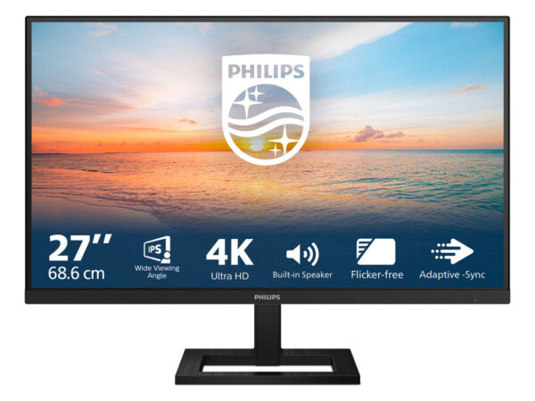 Philips 27E1N1800AE/00 Monitor PC 68,6 cm (27") 3840 x 2160 Pixel 4K Ultra HD LED Nero