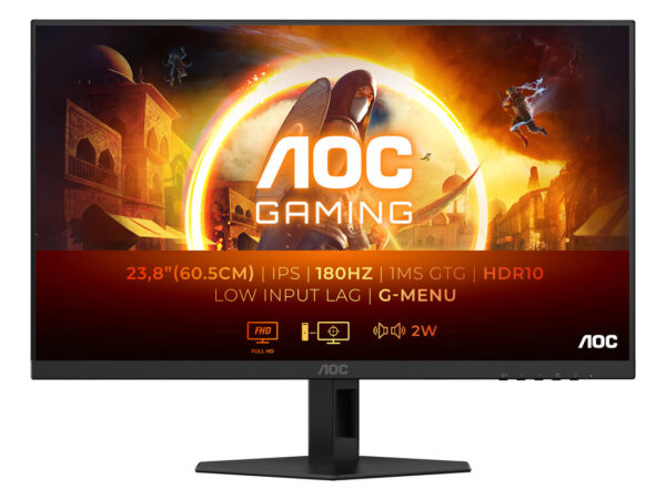 AOC 24G4XE Monitor PC 60,5 cm (23.8") 1920 x 1080 Pixel Full HD LCD Nero, Grigio