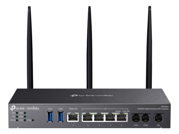 TP-Link Omada DR3220v-4G router wireless Gigabit Ethernet Dual-band (2.4 GHz/5 GHz) Nero