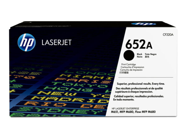 HP Cartuccia toner originale nero LaserJet 652A