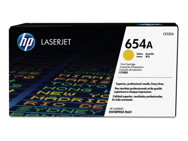 HP Cartuccia Toner originale giallo LaserJet 654A