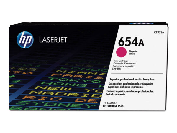 HP Cartuccia Toner originale magenta LaserJet 654A