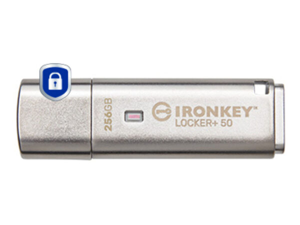 Kingston Technology IronKey 256GB Locker Plus 50 AES Encryption