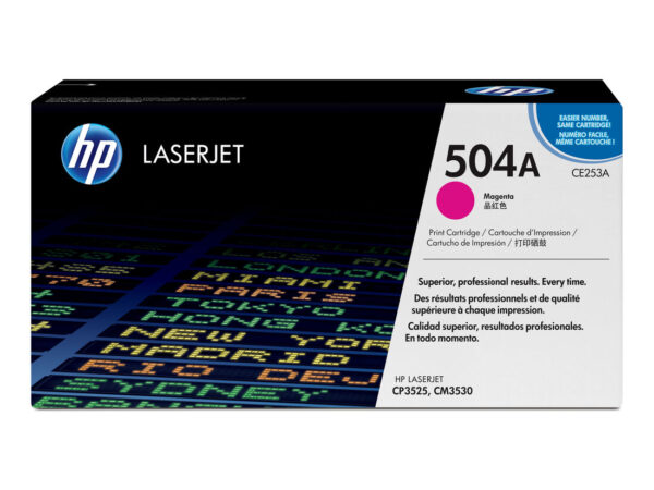 HP Cartuccia Toner originale magenta LaserJet 504A
