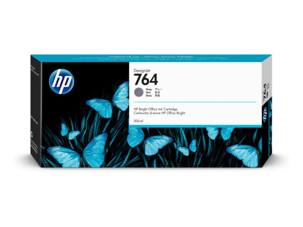 HP Cartuccia inchiostro grigio DesignJet 764, 300 ml