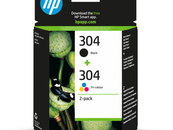HP Confezione da 2 cartucce di inchiostro nero/in tricromia originali 304