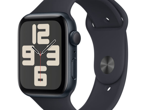 Apple Watch SE GPSCassa 44mm in Alluminio Mezzanotte con Cinturino Sport Mezzanotte - S/M