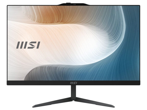 MSI Modern AM242 1M-1238IT Intel Core 5 120U 60,5 cm (23.8") 1920 x 1080 Pixel PC All-in-one 16 GB DDR5-SDRAM 512 GB SSD Windows 11 Pro Wi-Fi 6E (802.11ax) Nero
