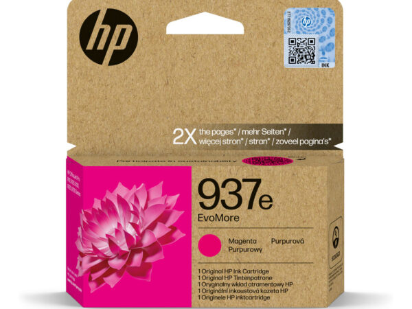 HP Cartuccia di inchiostro magenta originale 937e EvoMore