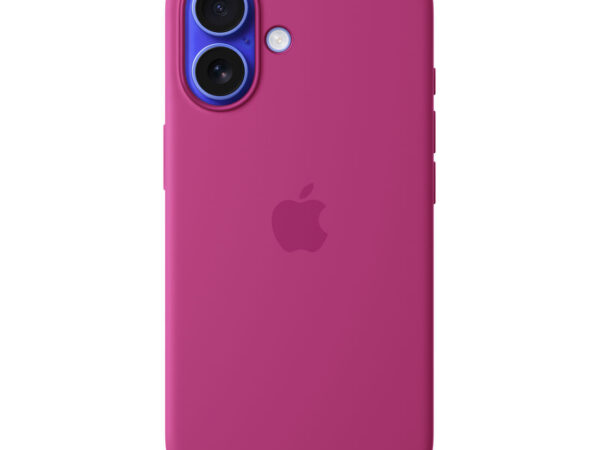 Apple Custodia MagSafe in silicone per iPhone 16 - Fucsia