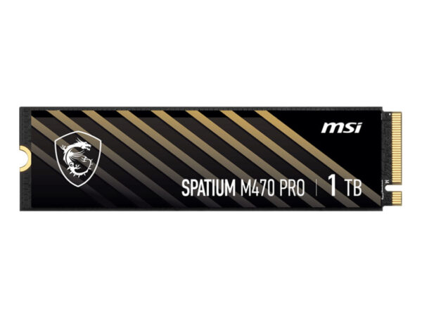 MSI Spatium M470 PRO PCIe 4.0 NVMe M.2 1TB PCI Express 4.0 3D NAND