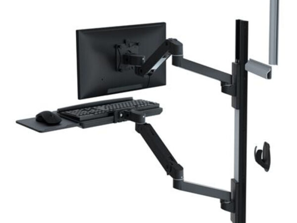 Ergotron LX Pro Series 45-696-292 Supporti a parete per TV 86,4 cm (34") Nero