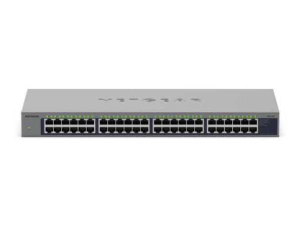 NETGEAR GS748 Non gestito Gigabit Ethernet (10/100/1000) Supporto Power over Ethernet (PoE) Grigio