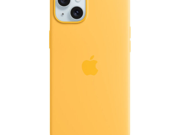 Apple Custodia MagSafe in silicone per iPhone 15 Plus - Sole