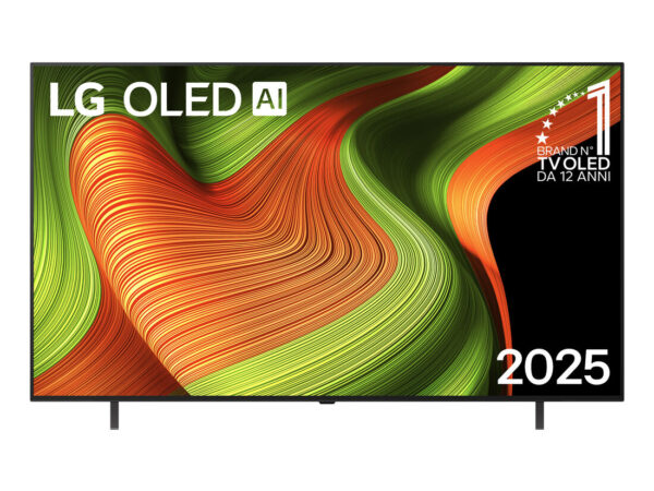 LG OLED AI OLED65B56LA TV Serie B5 65" 4K, α8 Gen2, Dolby Vision, 20W, 4 HDMI con VRR 120Hz, G-Sync, Smart TV WebOS 25